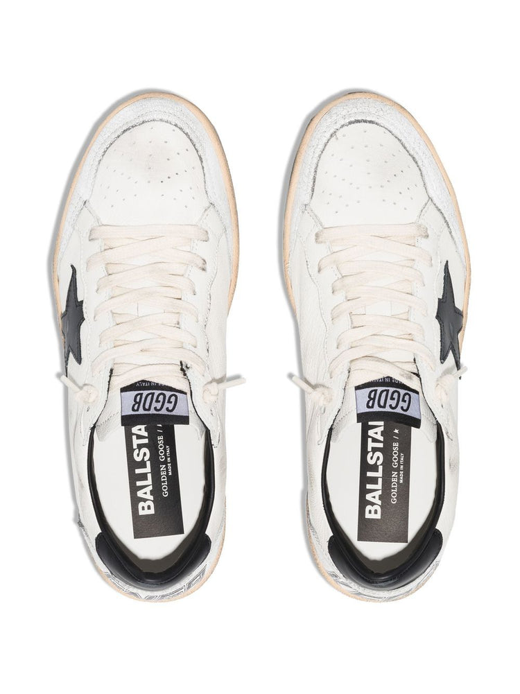 BALLSTAR NAPPA UPPER LEATHER STAR AND HEEL CRACK TOE AND SPUR