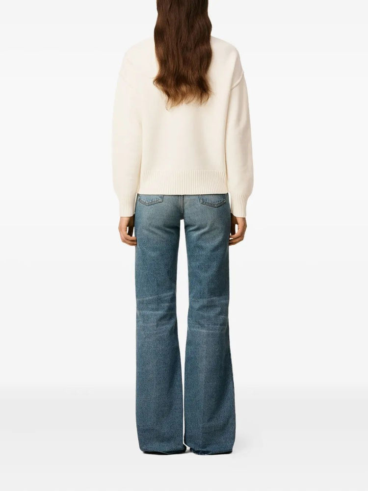 PULL COL ROND AMI DE COEUR