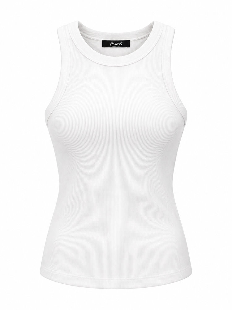 ribbed cotton tank top