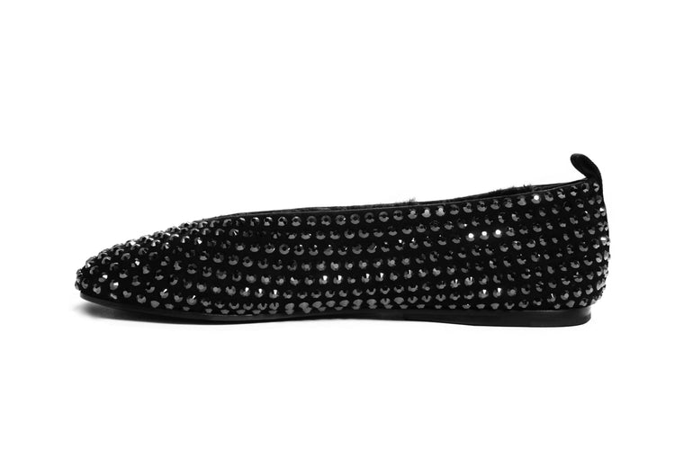 ballerina shoes crystal embellished
