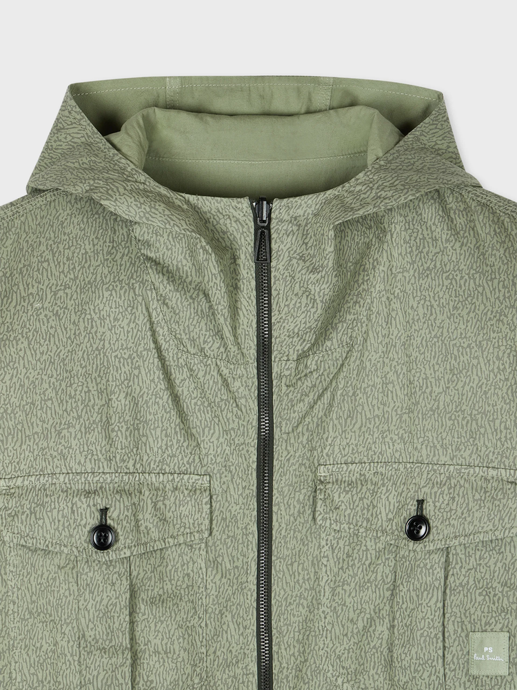 reversible hooded jacket