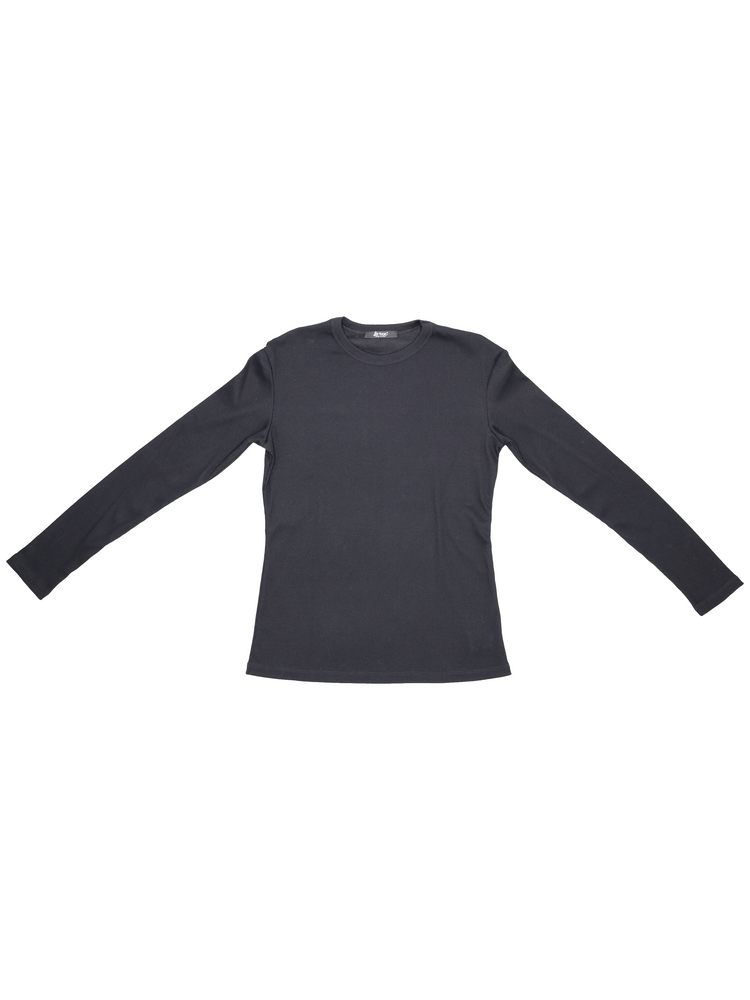 long sleeve ribbed t-shirt