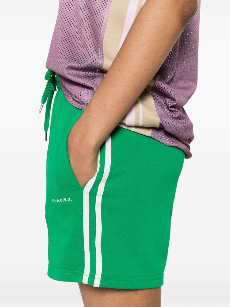 striped jersey shorts