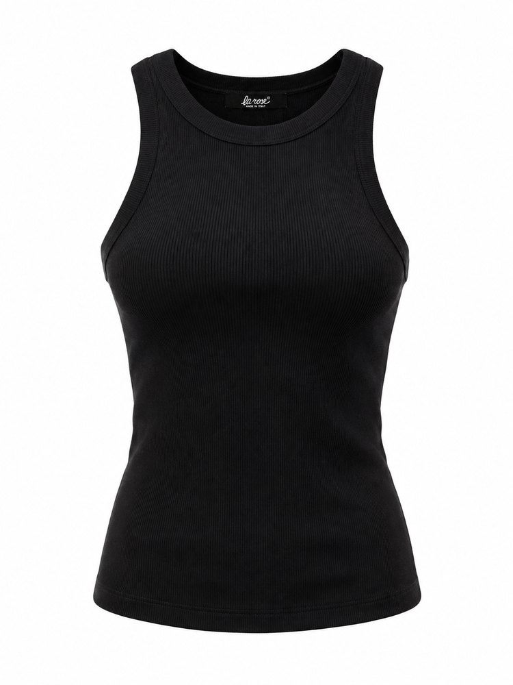 ribbed cotton tank top