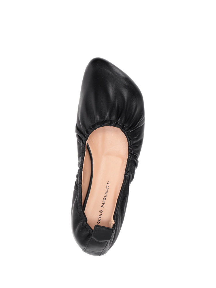 OBLIQUA SOFT BALLERINAS - Calfskin Leather