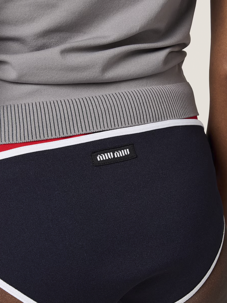 technical knit swimsuit bottom