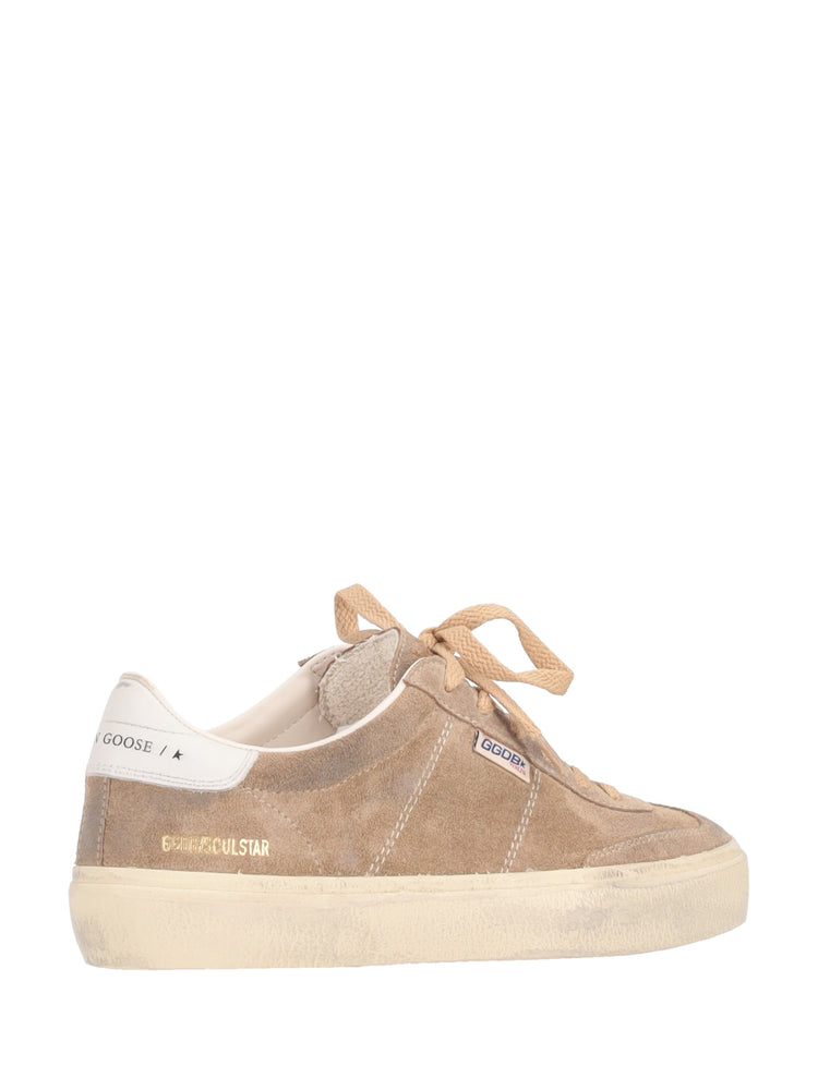 SOUL-STAR SUEDE UPPER TOE TONGUE LEATHER HEEL