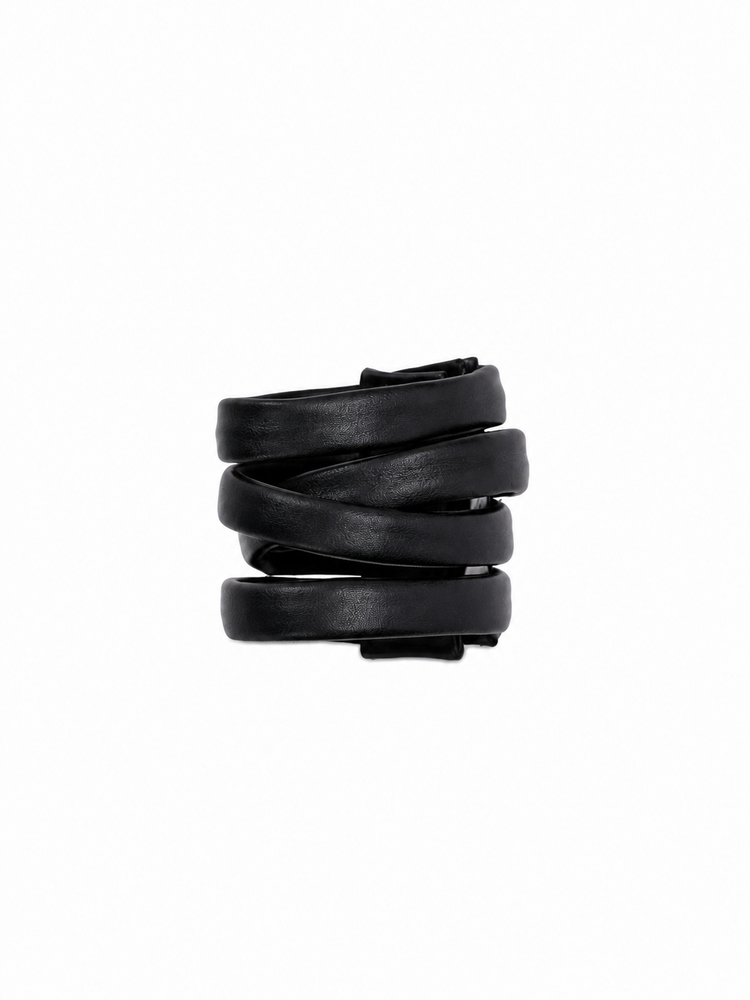 Bracciale 4 giri vera pelle