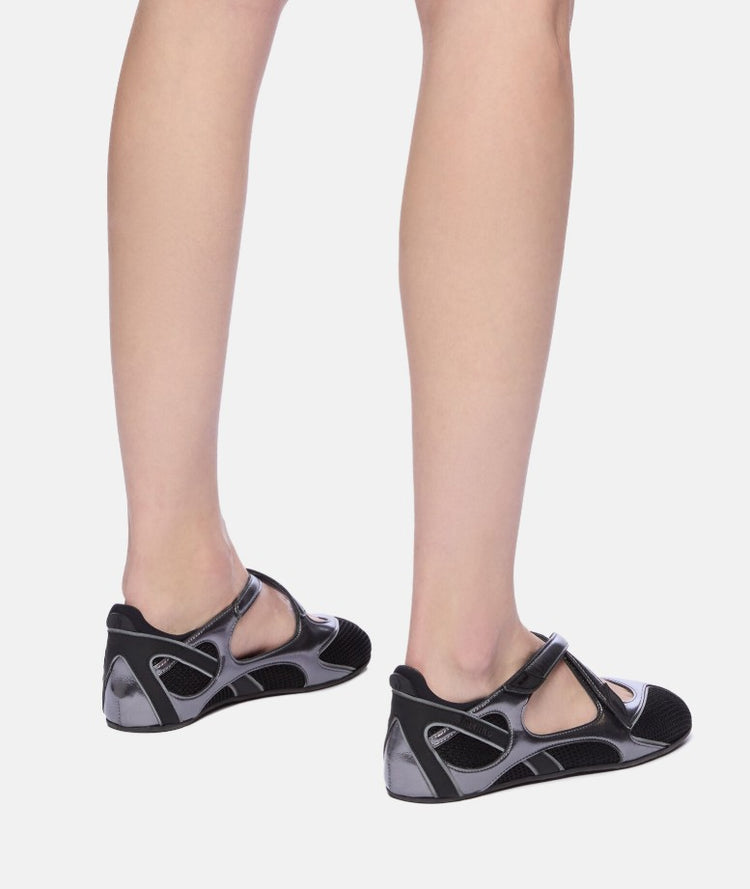 'Floor01' ballerina flat Multimateriali sintetici