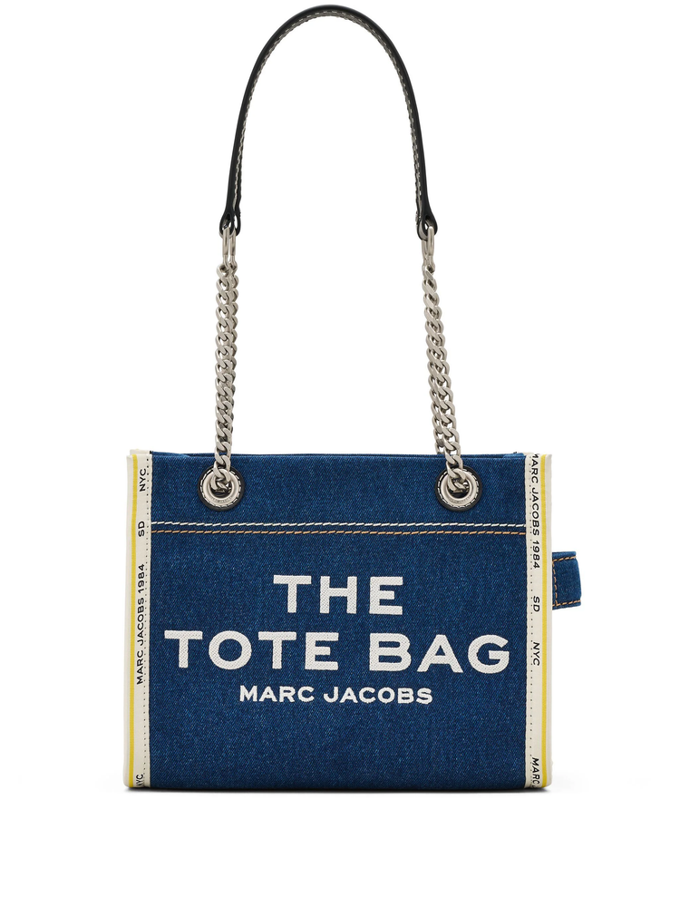 The Denim Chain Small Tote bag