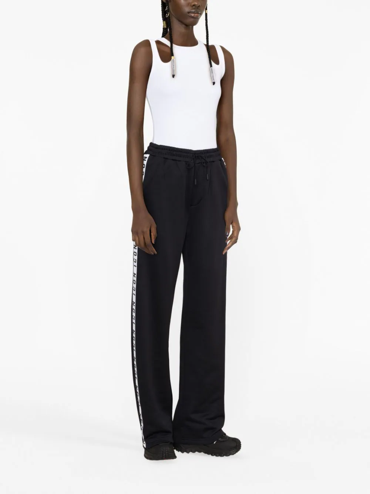 DSQUARED2 logo-tape wide-leg track pants