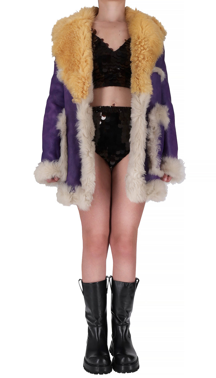 PRADA COAT MARRONE