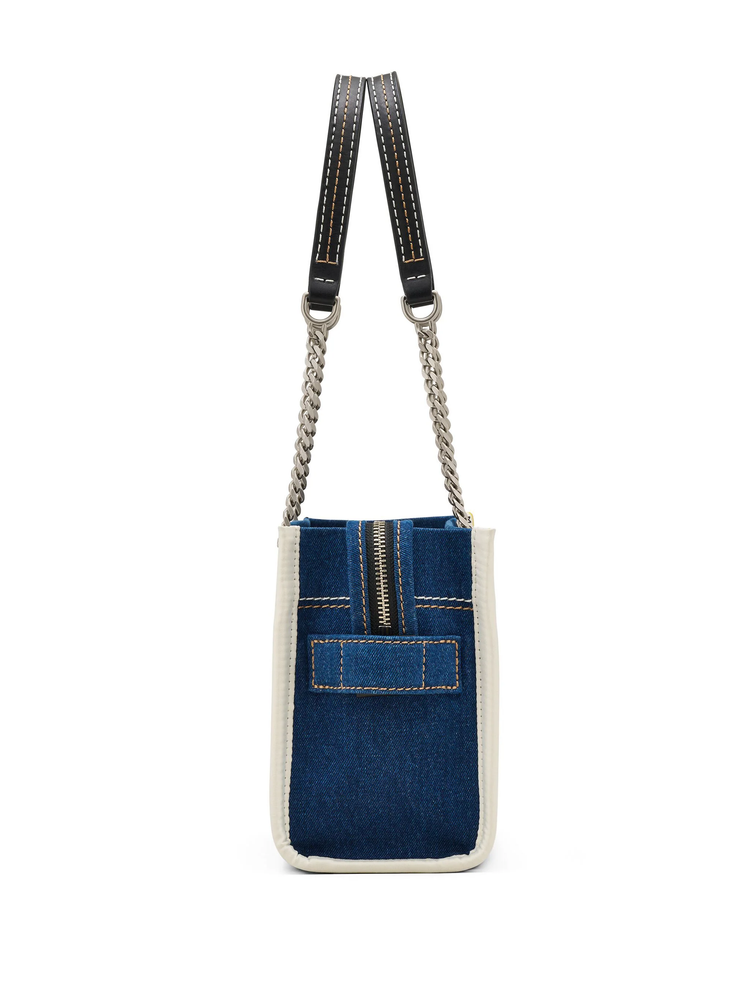 The Denim Chain Small Tote bag