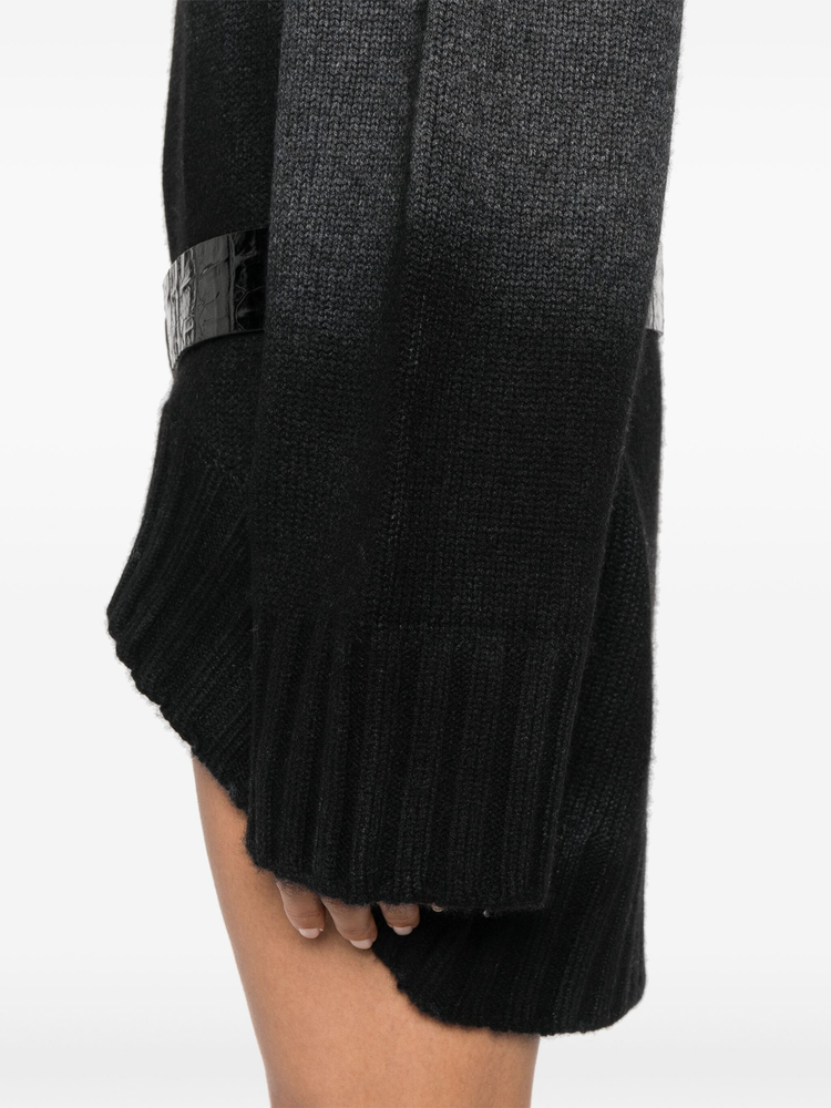 ribbed-knit mini dress