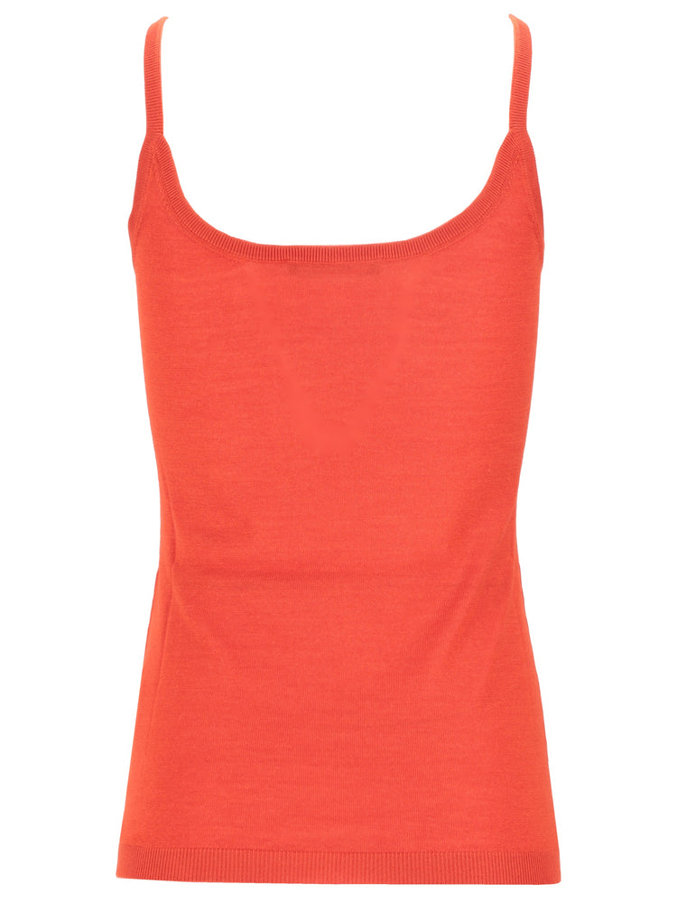 LA ROSE tank cash/silk CREAM
