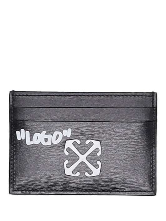 JITNEY SIMPLE CARD CASE QUOTE BLACK - WH
