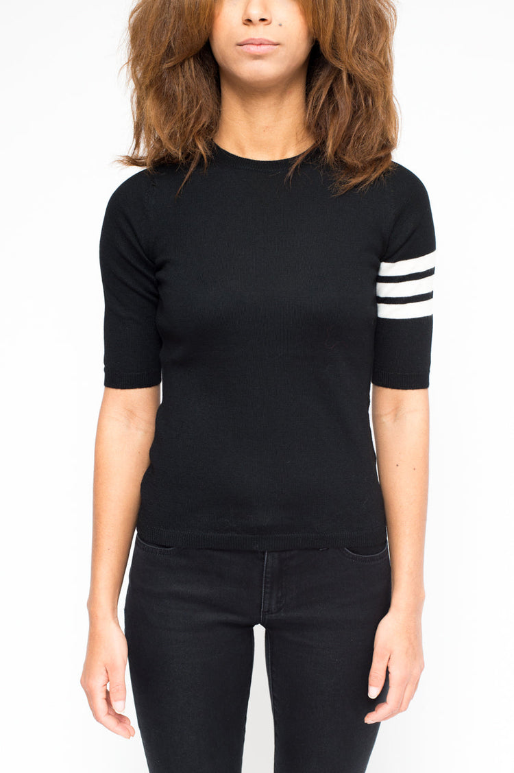 LA ROSE 3/4 merino wool knitwear