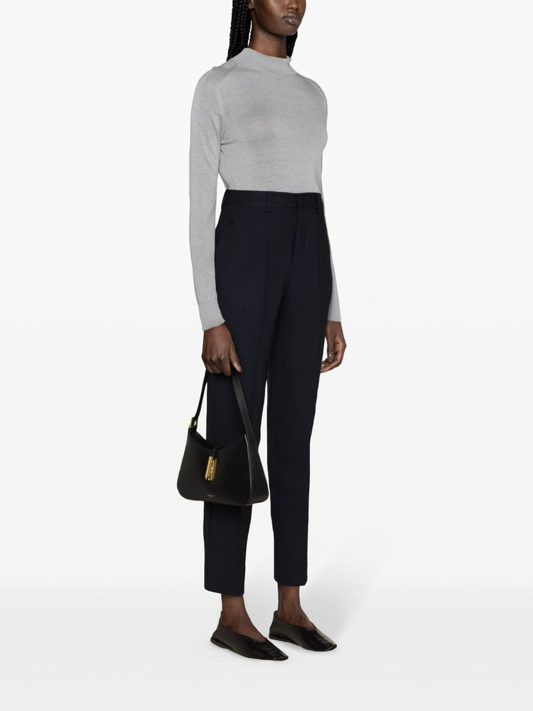 virgin-wool tailored trousers