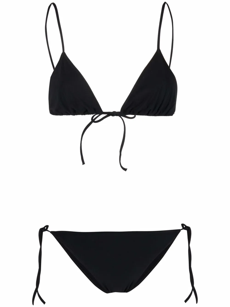 self-tie mid-rise bikini