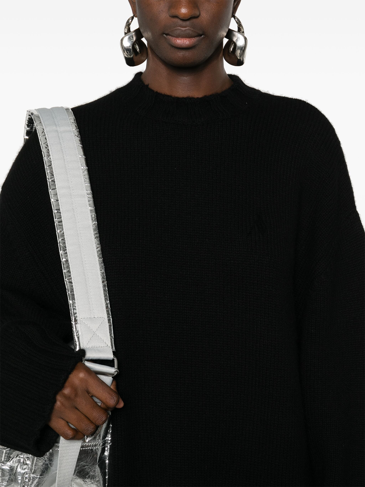 ribbed-knit mini dress