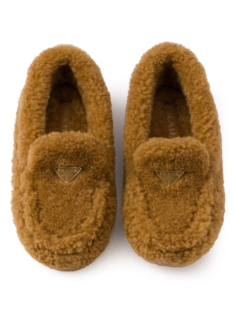 shearling driving shoes