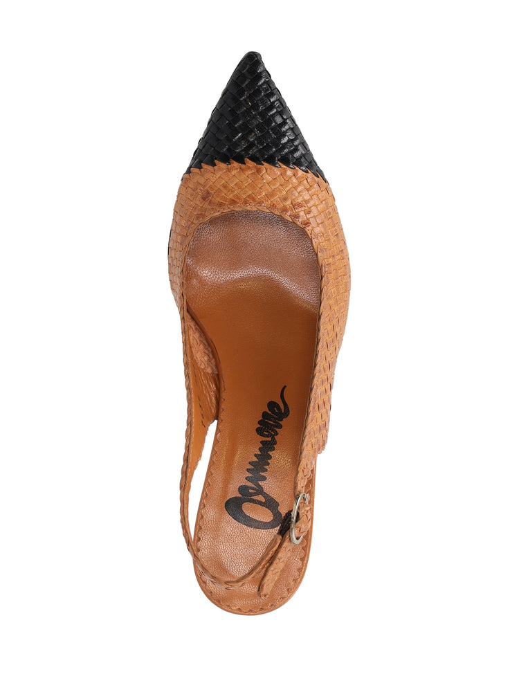 LA ROSE Carol woven pumps