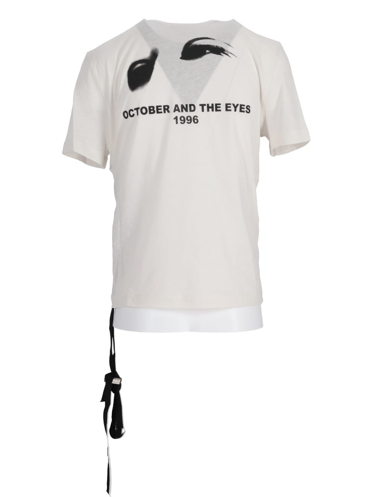 FANIE STANDARD T-SHIRT "OCTOBER AND THE EYES" BRUS