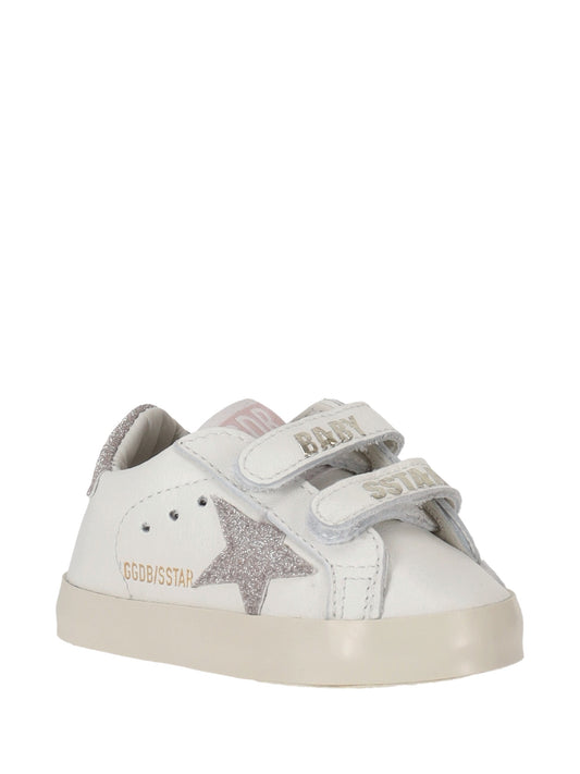 BABY SCHOOL NAPPA UPPER AND LIST GLITTER STAR AND HEEL