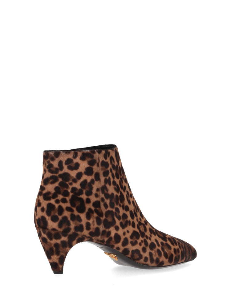 pointed leopard cavallino boots