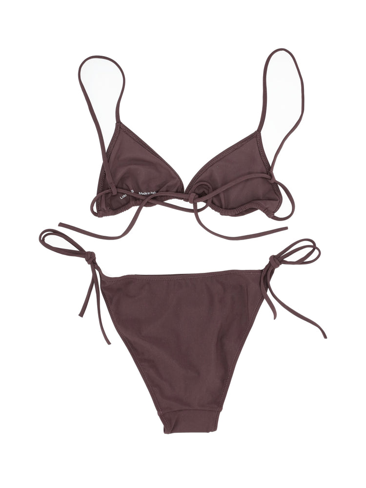 self-tie mid-rise bikini