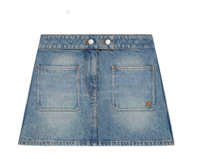 MINI SKIRT SIGNATURE DENIM