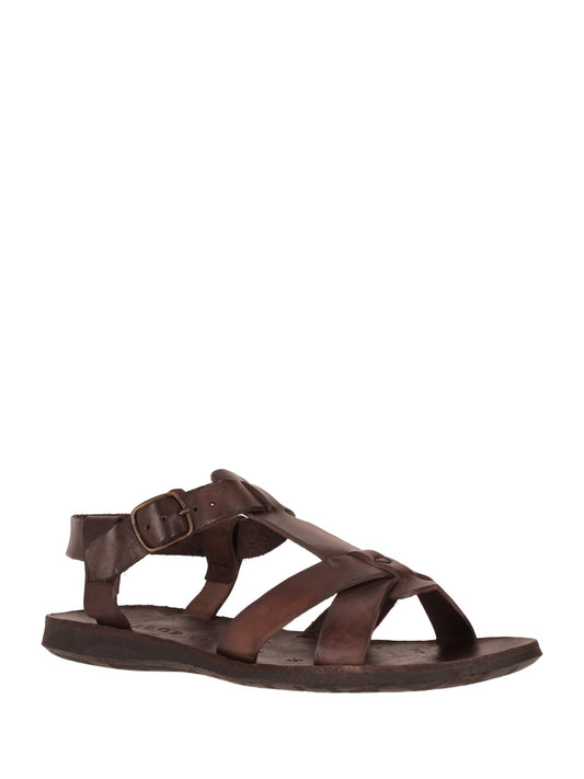 LA ROSE sandals leather Bordeaux