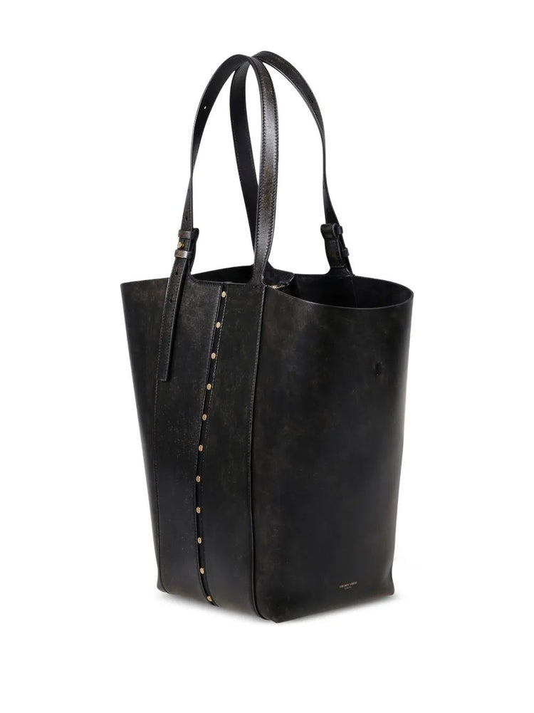 SHOPPING 24.7 NS VINTAGE LEATHER BODY GOLD METAL DETAILS