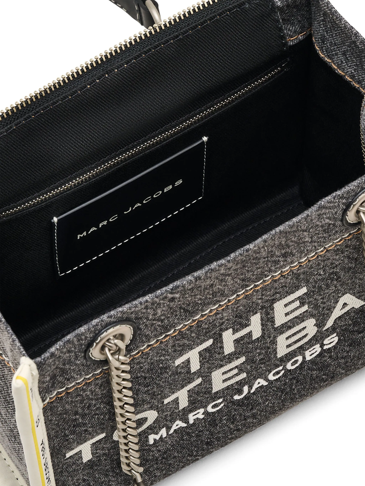 The Denim Chain Small Tote bag