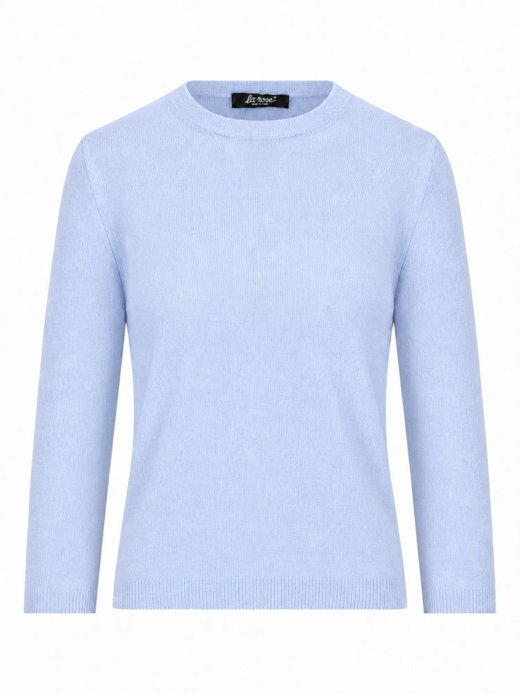 LA ROSE maglia 3/4 cashmere beige chiaro