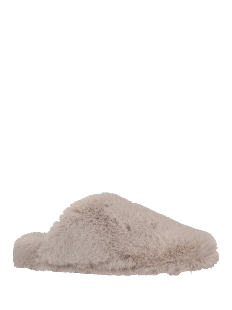Furry indoor slippers