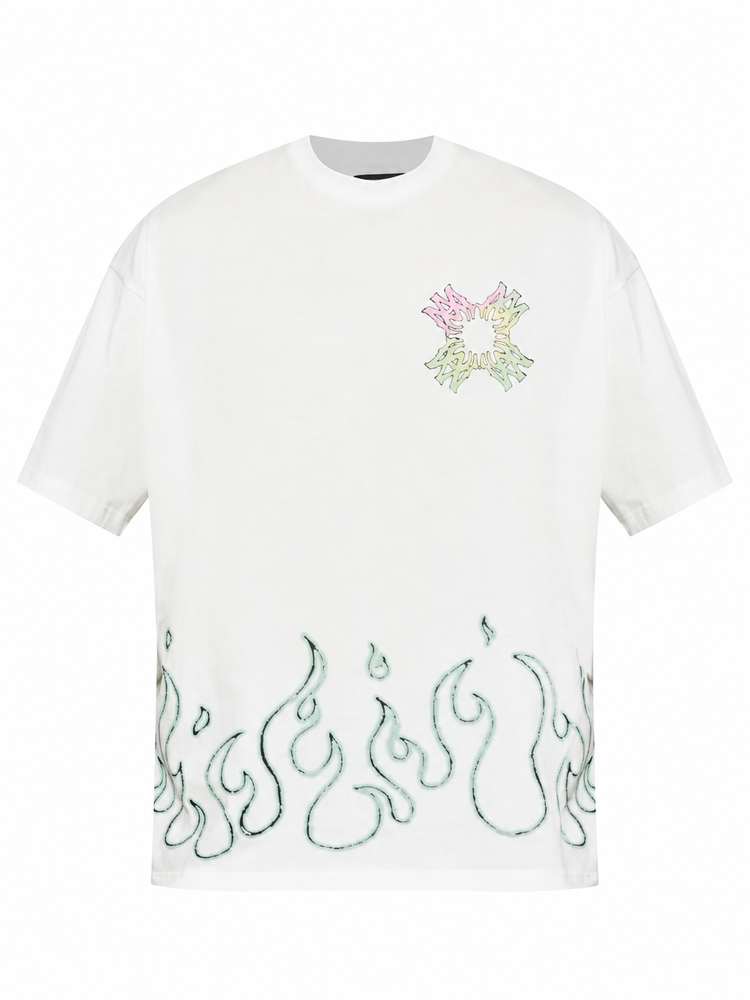 MA QUAD FLAMES OS TEE