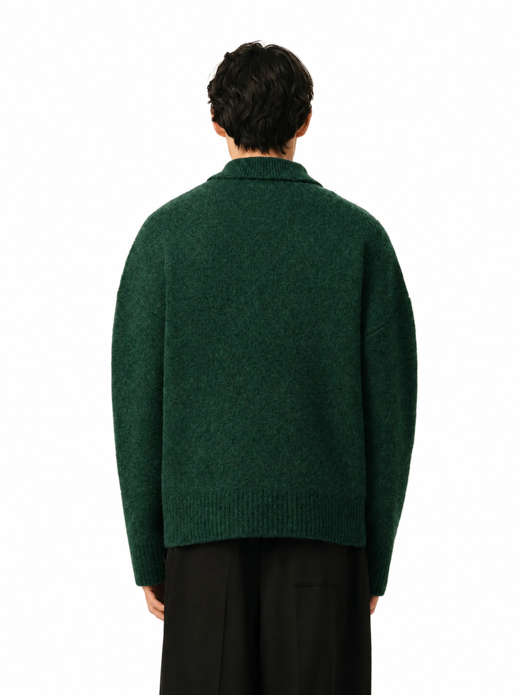 POLO SWEATER WITH AMI DE COEUR