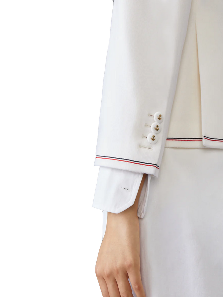 cashmere high armhole sportcoat