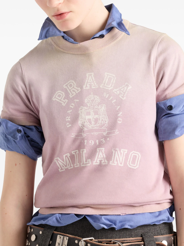 logo-print T-shirt