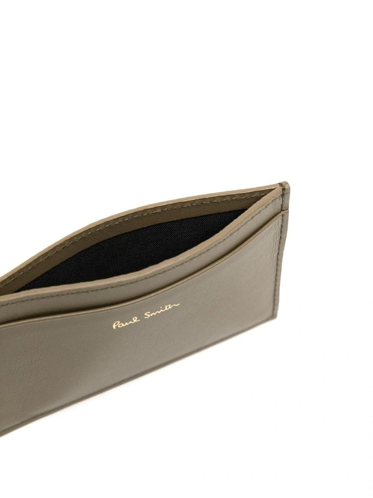 PAUL SMITH stripe-print logo cardholder