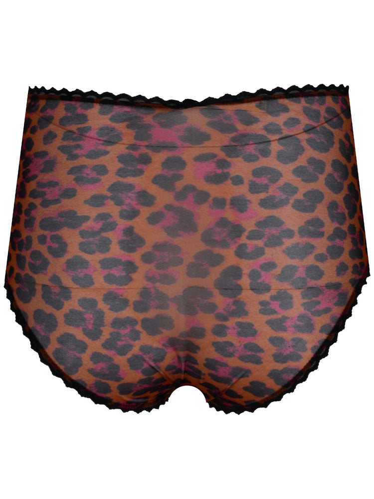 LAURA URBINATI Slip alto verde&rosa