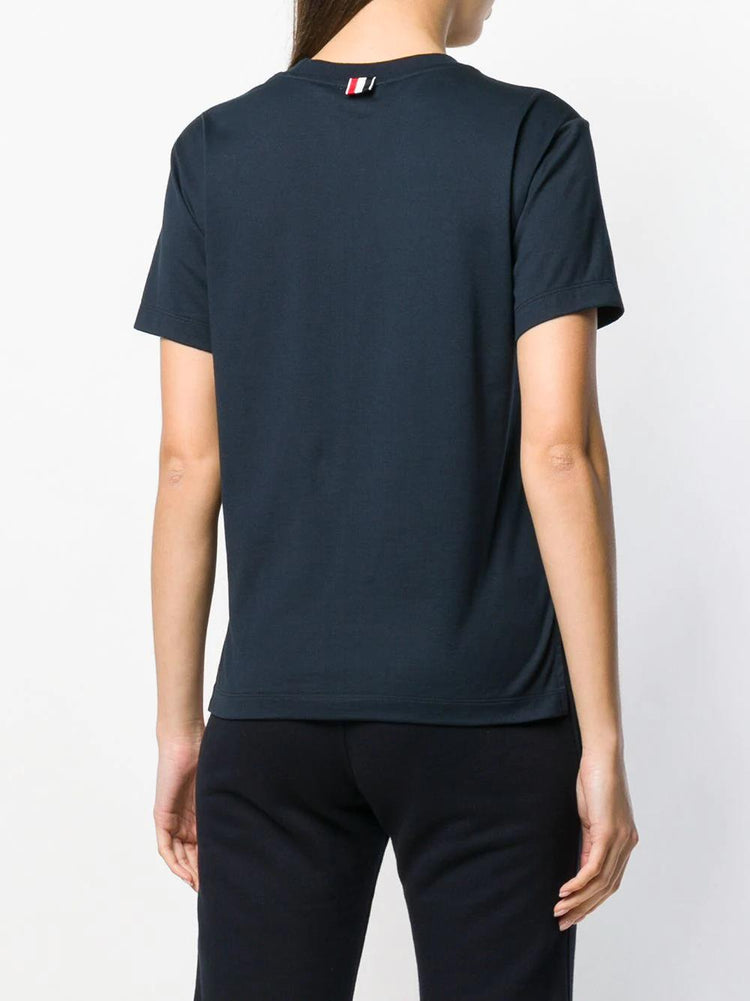 RELAXED FIT SS TEE WITH SIDE SLITS IN LT WEIGHT JERSEY