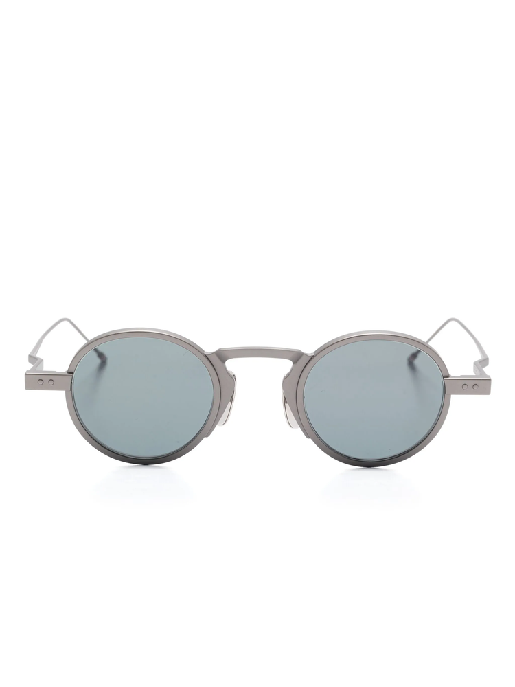 Acetate round sunglasses