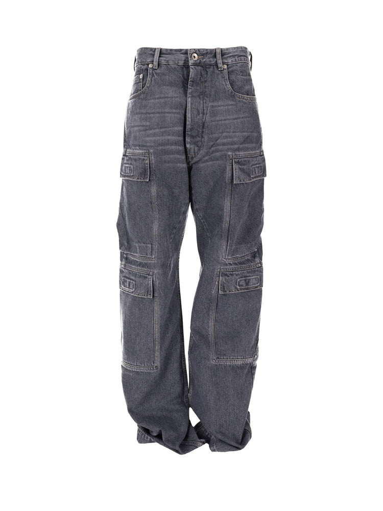DRKSHDW DOUBLE CARGO JEANS