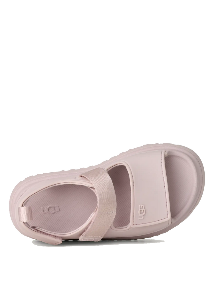 GoldenGlow flat sandals