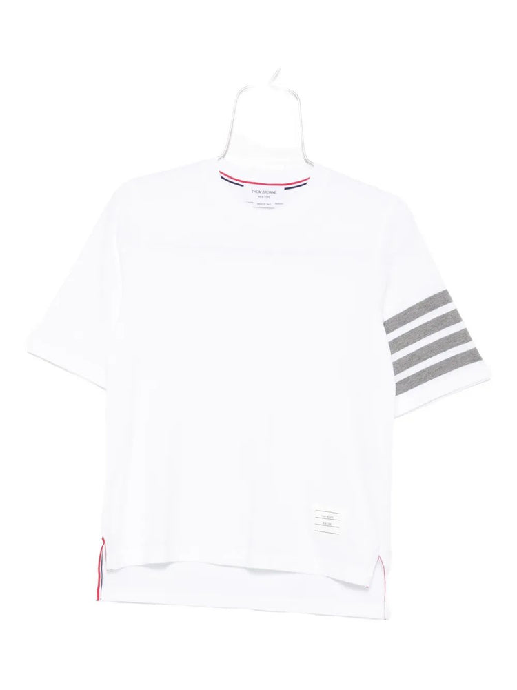 SHORT SLEEVE TEE W/ ENGINEERED 4 BAR IN SUSTAINABLE JERSEY
