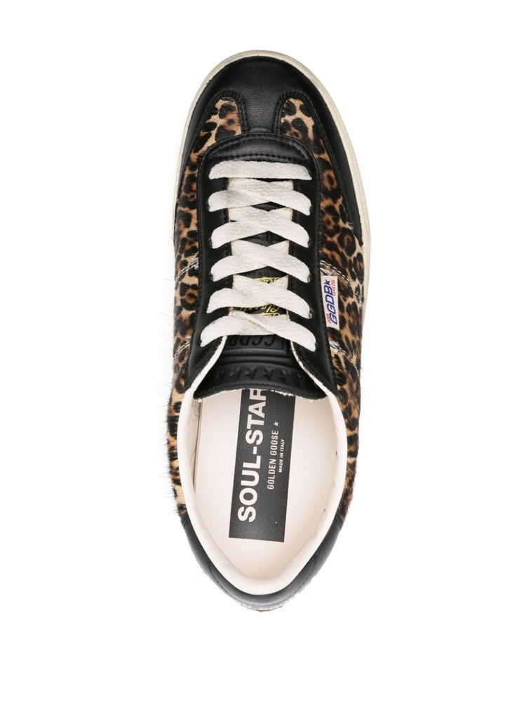 SOUL-STAR LEOPARD HORSY UPPER LEATHER HF TONGUE NAPPA TOE AND HEEL