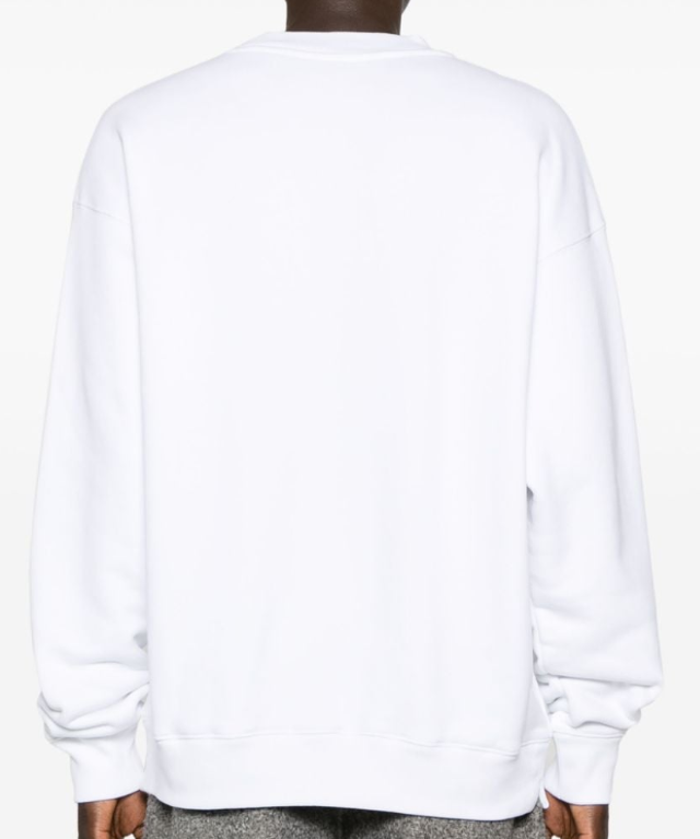 embroidered-logo cotton sweatshirt