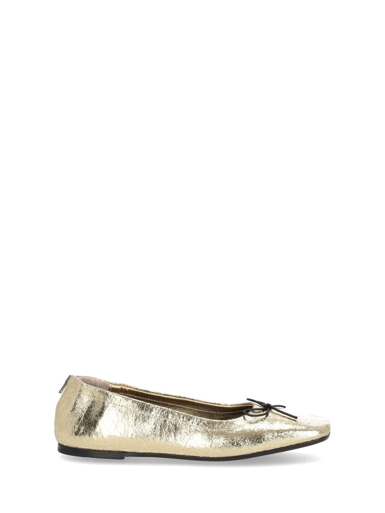 AMY WITH ZIP LAMINATED WRINKLED LEATHER UPPER